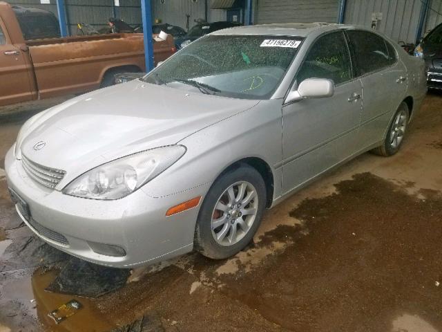 JTHBF30G020011331 - 2002 LEXUS ES 300 SILVER photo 2