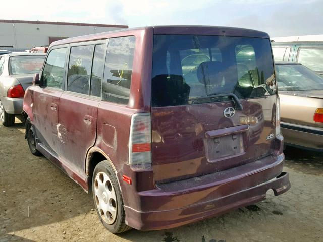 JTLKT324054008301 - 2005 TOYOTA SCION XB 栗色 照片 3