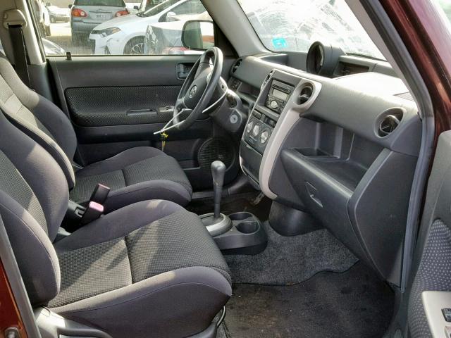 JTLKT324054008301 - 2005 TOYOTA SCION XB 栗色 照片 5