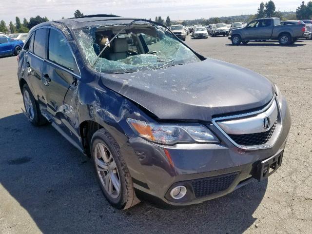 5J8TB3H57EL014753 - 2014 ACURA RDX TECHNO GRAY photo 1