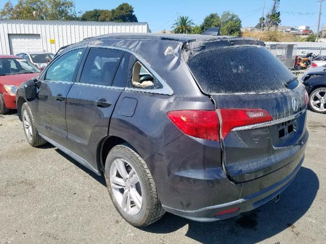 5J8TB3H57EL014753 - 2014 ACURA RDX TECHNO GRAY photo 3