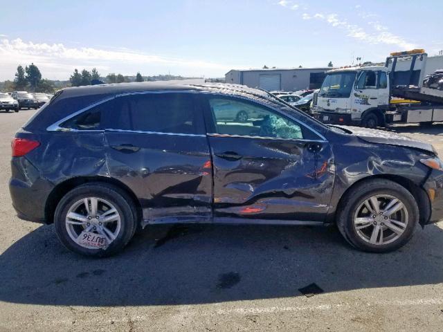 5J8TB3H57EL014753 - 2014 ACURA RDX TECHNO GRAY photo 9