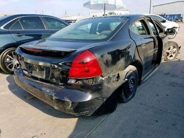 2G2WP522541264931 - 2004 PONTIAC GRAND PRIX BLACK photo 4