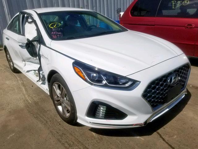 5NPE34AF3KH783697 - 2019 HYUNDAI SONATA LIM WHITE photo 1