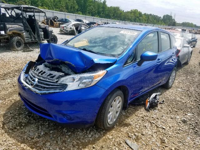 3N1CE2CP8GL393622 - 2016 NISSAN VERSA NOTE BLUE photo 2