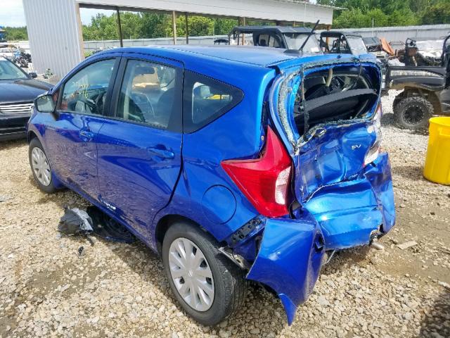 3N1CE2CP8GL393622 - 2016 NISSAN VERSA NOTE BLUE photo 3