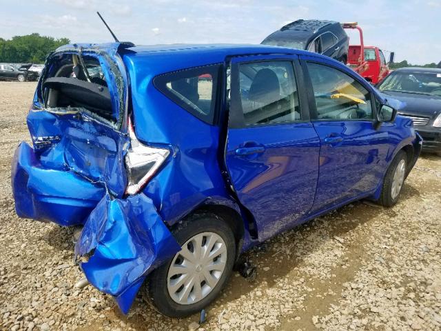 3N1CE2CP8GL393622 - 2016 NISSAN VERSA NOTE BLUE photo 4