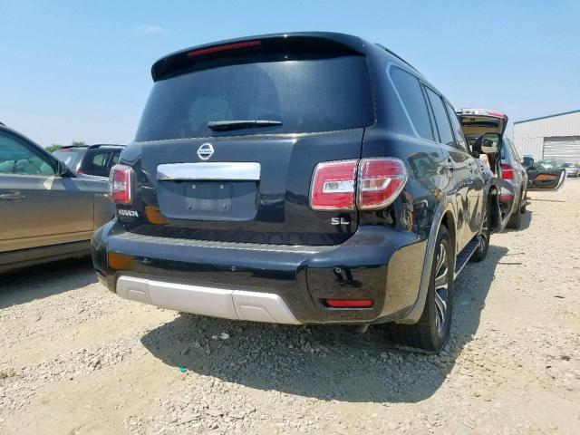 JN8AY2ND2H9010688 - 2017 NISSAN ARMADA SV BLACK photo 4