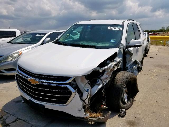 1GNEVGKW9JJ120299 - 2018 CHEVROLET TRAVERSE L WHITE photo 2