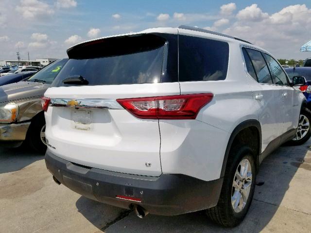 1GNEVGKW9JJ120299 - 2018 CHEVROLET TRAVERSE L WHITE photo 4