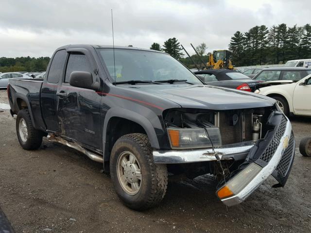 1GCDT196548176653 - 2004 CHEVROLET COLORADO BLACK photo 1