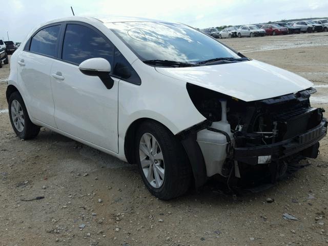 KNADN5A35D6230335 - 2013 KIA RIO EX WHITE photo 1