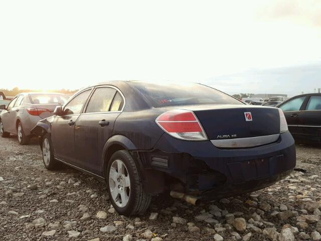 1G8ZS57B09F138583 - 2009 SATURN AURA XE BLUE photo 3