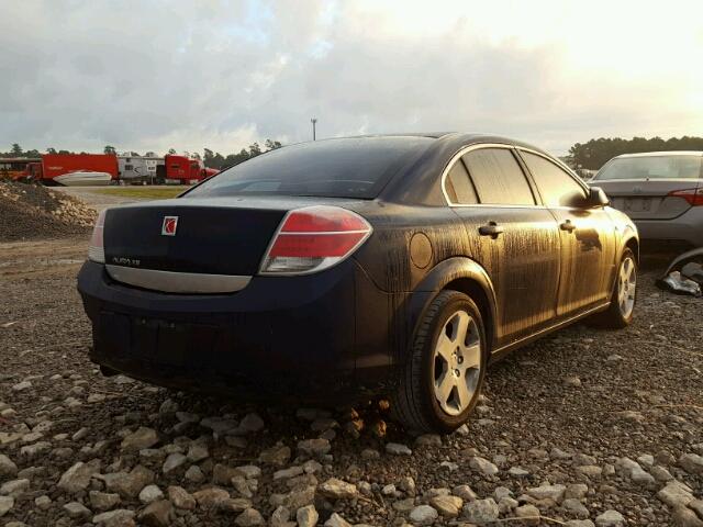 1G8ZS57B09F138583 - 2009 SATURN AURA XE BLUE photo 4