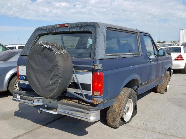 1FMEU15H6PLA52929 - 1993 FORD BRONCO U10 GREEN photo 4