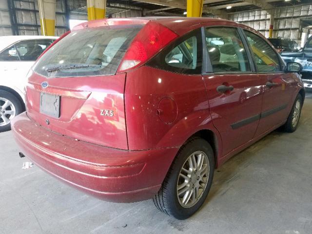 3FAFP37323R145008 - 2003 FORD FOCUS ZX5 RED photo 4