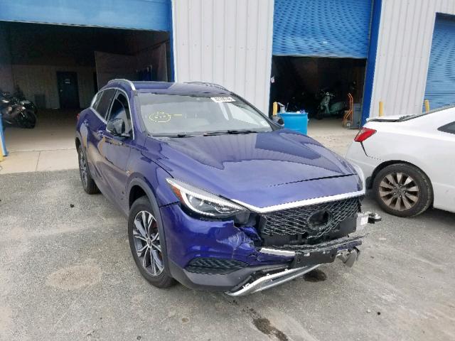 SJKCH5CR9HA035085 - 2017 INFINITI QX30 BASE BLUE photo 1