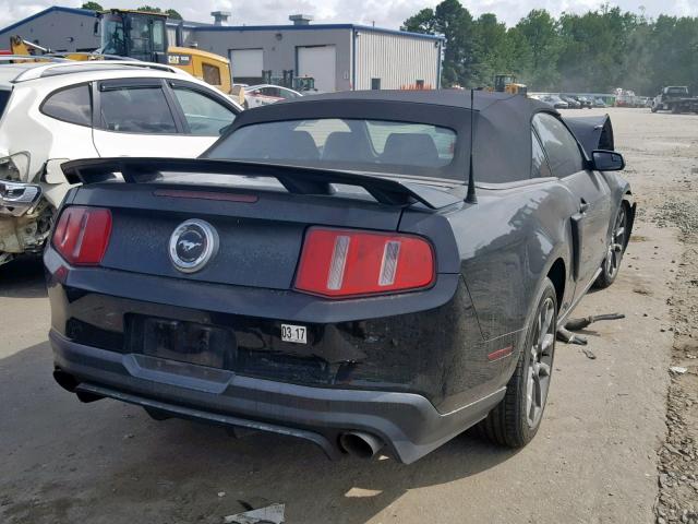 1ZVBP8FF1B5154041 - 2011 FORD MUSTANG GT BLACK photo 4