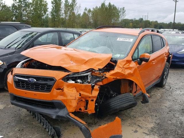 JF2GTAJCXJH247308 - 2018 SUBARU CROSSTREK ORANGE photo 2