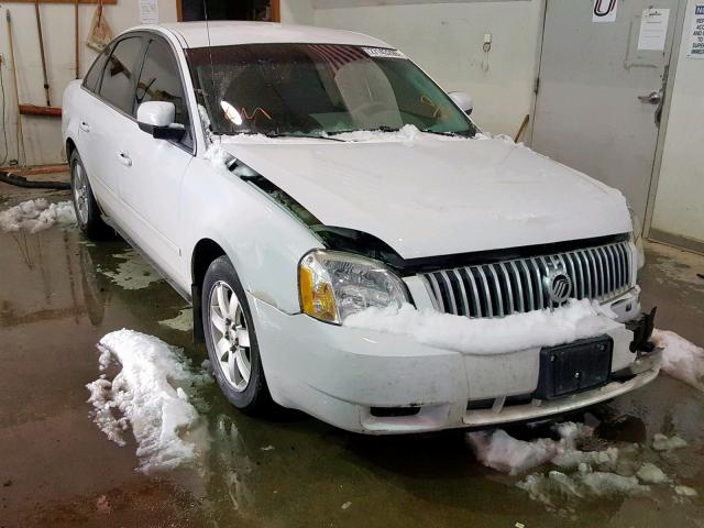 1MEFM40175G601952 - 2005 MERCURY MONTEGO LU WHITE photo 1