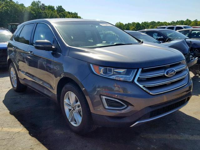 2FMPK3J91HBB02047 - 2017 FORD EDGE SEL GRAY photo 1