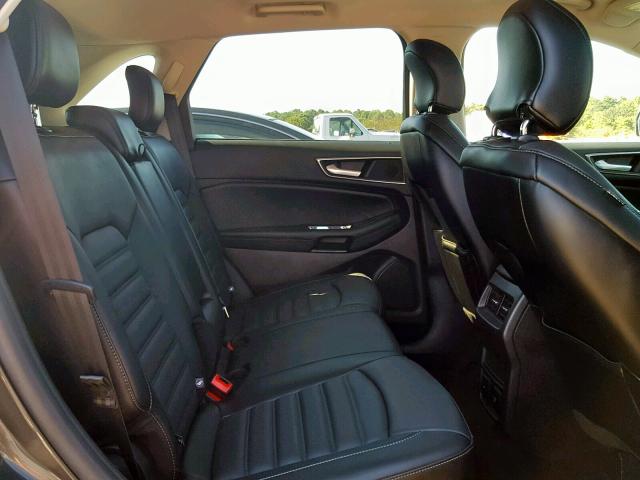 2FMPK3J91HBB02047 - 2017 FORD EDGE SEL GRAY photo 6