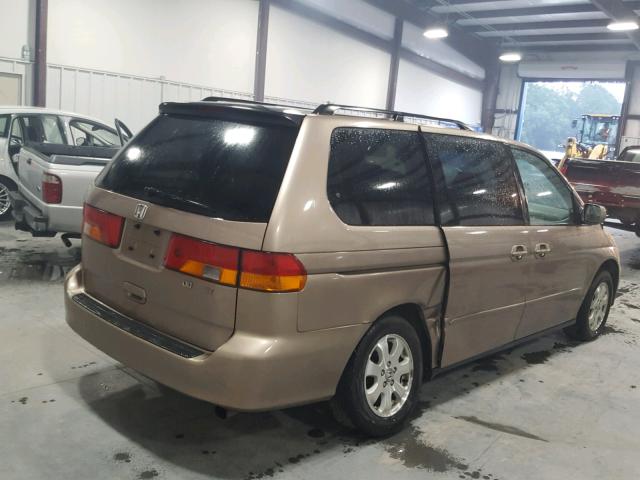 5FNRL18693B054254 - 2003 HONDA ODYSSEY EX GOLD photo 4