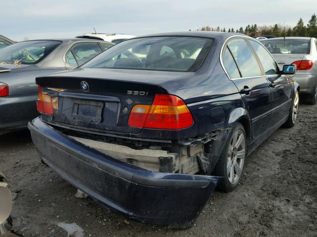 WBAEV53442KM02045 - 2002 BMW 330 I BLUE photo 4