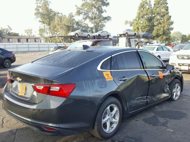 1G1ZB5ST5HF166389 - 2017 CHEVROLET MALIBU LS 灰色 照片 4