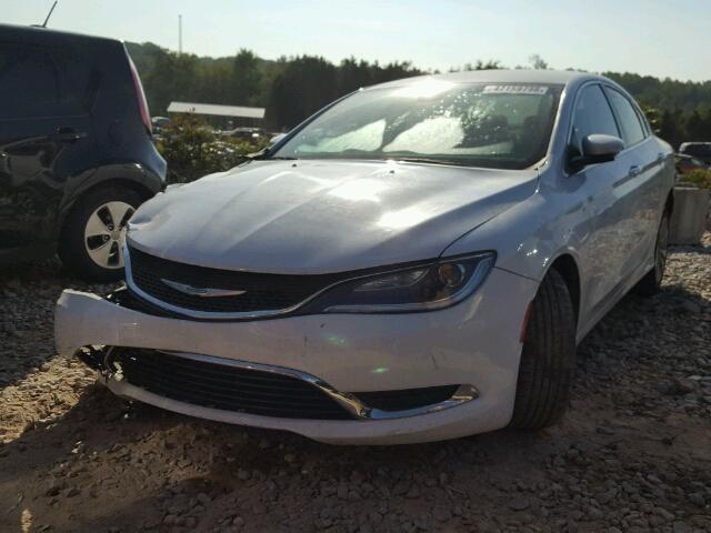 1C3CCCAB1FN636853 - 2015 CHRYSLER 200 LIMITE WHITE photo 2