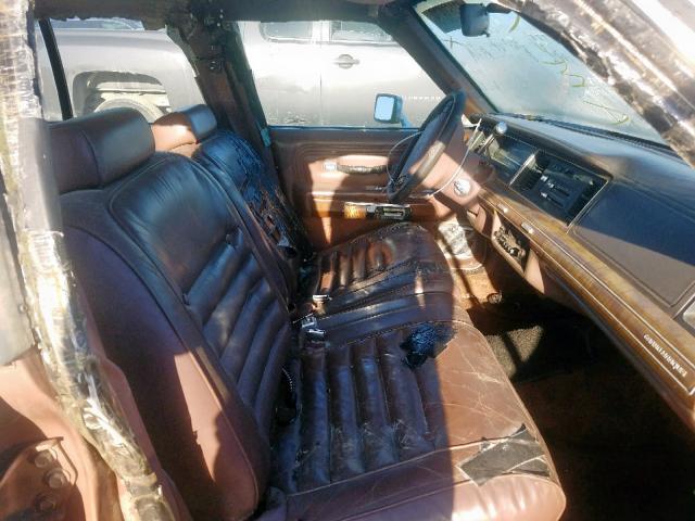 2MECM75F5LX604249 - 1990 MERCURY GRAND MARQ BLACK photo 5