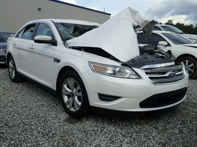 1FAHP2EW7CG137445 - 2012 FORD TAURUS SEL WHITE photo 1