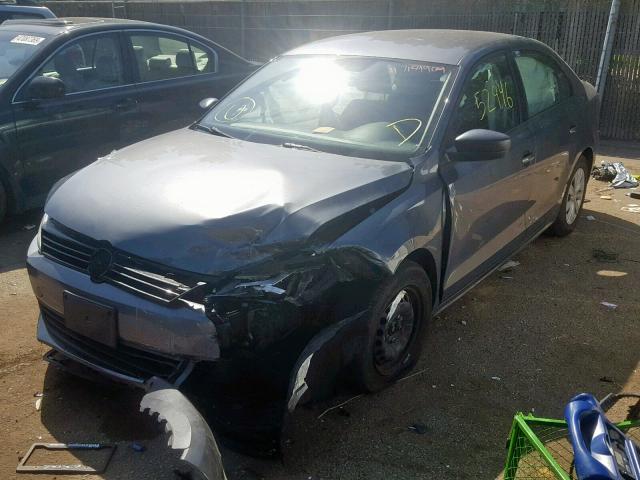 3VW2K7AJ1EM354646 - 2014 VOLKSWAGEN JETTA BASE 石墨色 照片 2
