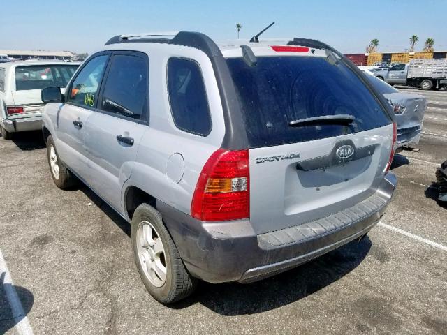 KNDJF724657124848 - 2005 KIA NEW SPORTA GRAY photo 3