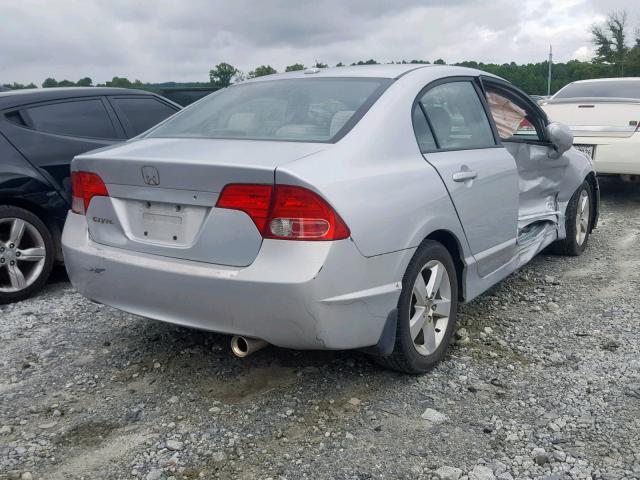 1HGFA16807L071722 - 2007 HONDA CIVIC EX SILVER photo 4