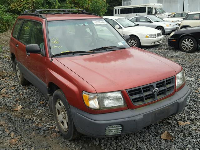 JF1SF6355YH709396 - 2000 SUBARU FORESTER L RED photo 1