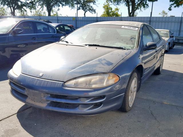 2B3HD46R6YH240747 - 2000 DODGE INTREPID BLUE photo 2