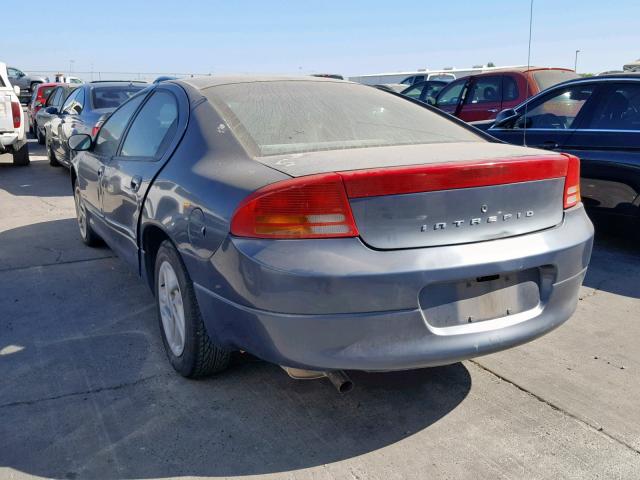 2B3HD46R6YH240747 - 2000 DODGE INTREPID BLUE photo 3