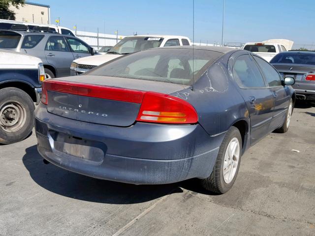 2B3HD46R6YH240747 - 2000 DODGE INTREPID BLUE photo 4