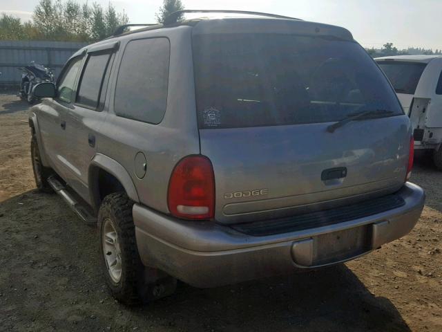 1B4HS28Y0XF634819 - 1999 DODGE DURANGO SILVER photo 3