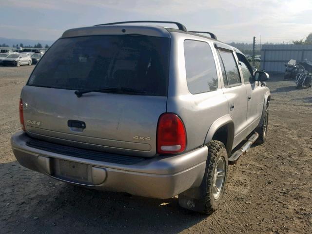 1B4HS28Y0XF634819 - 1999 DODGE DURANGO SILVER photo 4