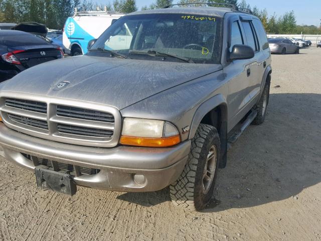 1B4HS28Y0XF634819 - 1999 DODGE DURANGO SILVER photo 9