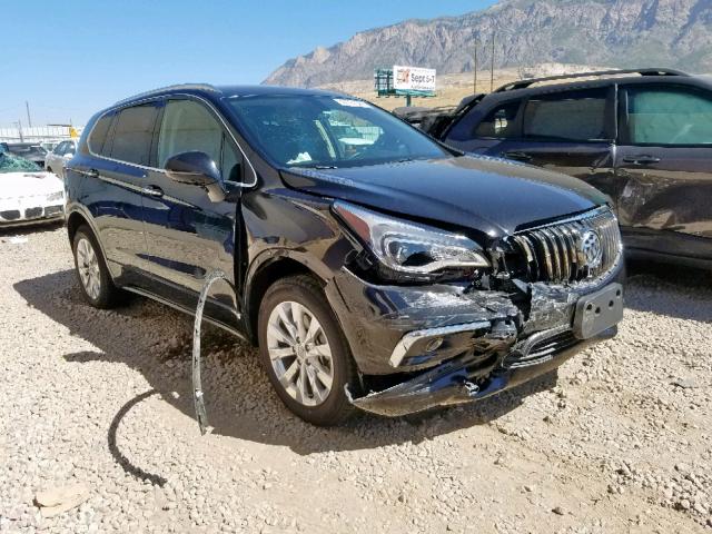 LRBFXDSA7HD105415 - 2017 BUICK ENVISION E BLACK photo 1