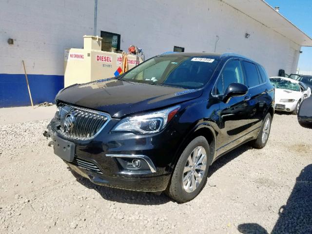 LRBFXDSA7HD105415 - 2017 BUICK ENVISION E BLACK photo 2