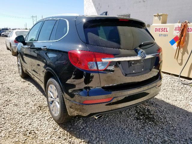 LRBFXDSA7HD105415 - 2017 BUICK ENVISION E BLACK photo 3