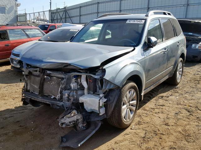 JF2SHAEC4CH466337 - 2012 SUBARU FORESTER L GREEN photo 2