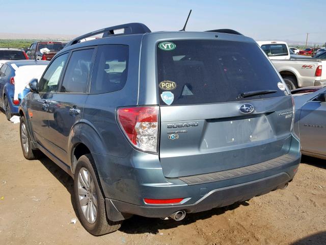 JF2SHAEC4CH466337 - 2012 SUBARU FORESTER L GREEN photo 3