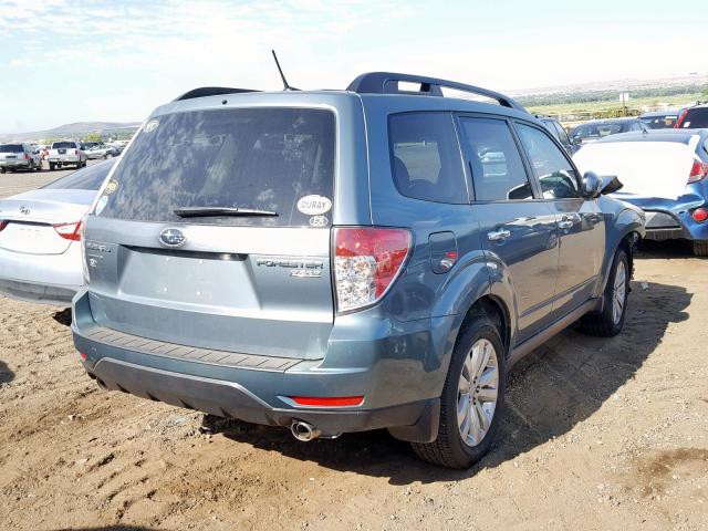 JF2SHAEC4CH466337 - 2012 SUBARU FORESTER L GREEN photo 4