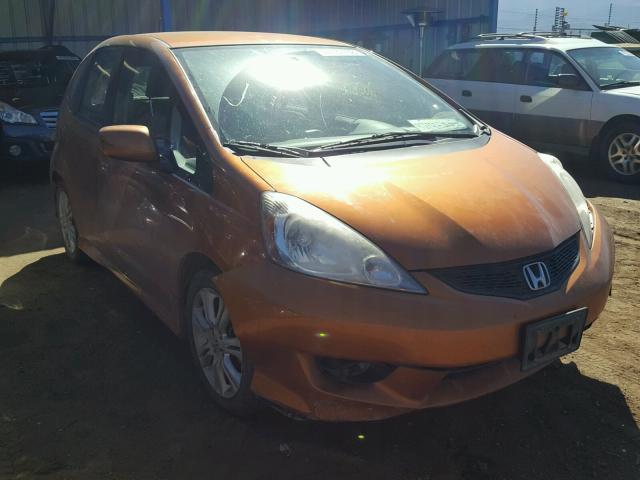 JHMGE8H45AS000926 - 2010 HONDA FIT SPORT ORANGE photo 1