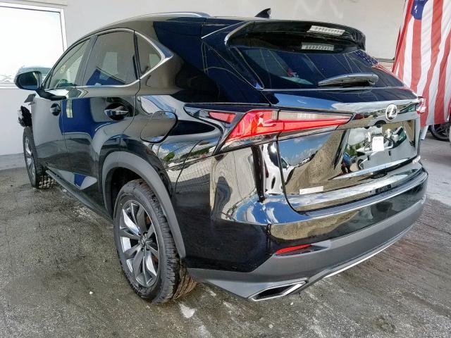 JTJYARBZ5K2156359 - 2019 LEXUS NX 300 BAS BLACK photo 3